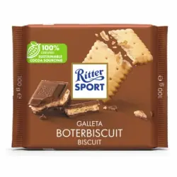 Chocolate con leche relleno de galleta Boterbisuit Ritter Sport 100 g.