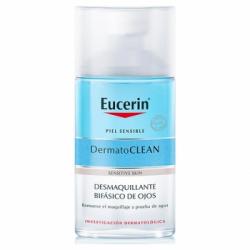 Desmaquillante de ojos DermatoClean Eucerin 125 ml.