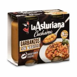 Garbanzos con marisco La Asturiana 495 g.