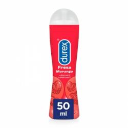 Lubricante sabor y aroma fresa Durex 50 ml.