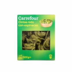 Nidos con espinacas Carrefour 500 g.