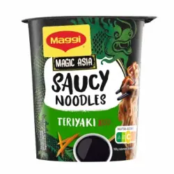 Noodles teriyaki Maggi sin aceite de palma 75 g.