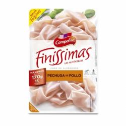 Pechuga de pollo en lonchas Campofrío - Finissimas sin gluten sin lactosa 170 g.