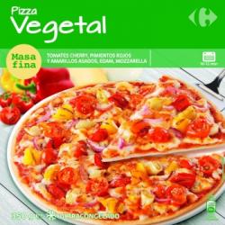 Pizza vegetal Carrefour 350 g.