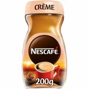 Café soluble natural con crema Nescafé 200 g.