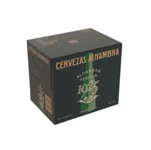 Cerveza Alhambra Reserva 1925 pack de 12 botellas de 33 cl.