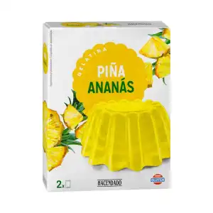 Preparado en polvo gelatina piña Hacendado Caja 0.17 kg