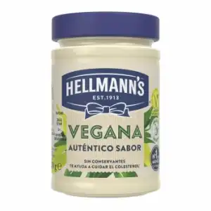 Salsa vegana Hellmann’s sin gluten y sin lactosa 270 g.