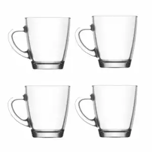 Set 4 Tazas de Vidrio HOME STYLE