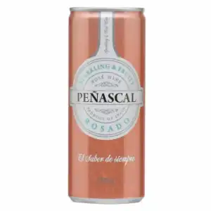 Vino rosado Peñascal lata 25 cl.