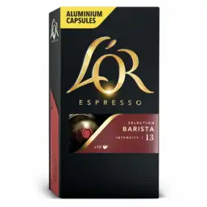 Café espresso en cápsulas L'or Barista compatible con Nespresso 10 unidades de 5,2 g.