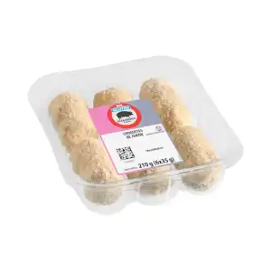 Croquetas de jamón sin gluten Bandeja 0.21 kg