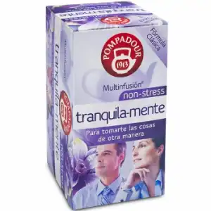 Infusión tranquilamente en bolsitas Non Stress Pompadour 10 ud.