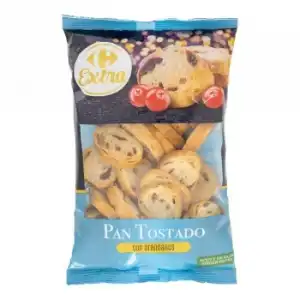 Pan tostado con arándanos Extra Carrefour 100 g.