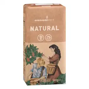 Café molido natural Hacendado Paquete 0.5 kg