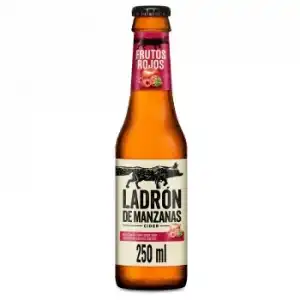 Cider Ladrón de manzanas sabor frutos rojos botella 25 cl.