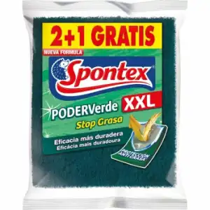 Estropajo Poder Verde FIbra SPONTEX XXL