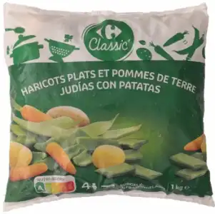 Judías verdes con patata Classic Carrefour 1 kg
