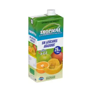 Néctar tropical Hacendado sin azúcares añadidos Brick 1 L