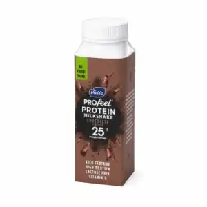 Batido de proteínas sabor chocolate sin azúcar añadido Valio Profeel sin gluten sin lactosa 260 g.