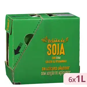 Bebida de soja con calcio y vitaminas sin azúcares añadidos Hacendado