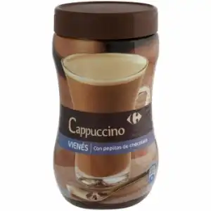 Capuccino con pepitas de chocolate Carrefour 300 g.