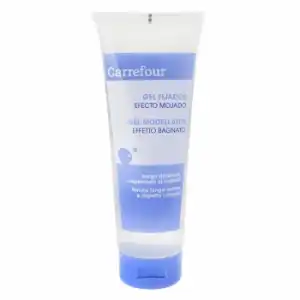 Gel fijador efecto mojado Carrefour 250 ml.