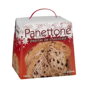 Panettone con pepitas de chocolate Giuseppe Caja 0.75 kg