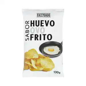 Patatas fritas sabor huevo frito Hacendado Paquete 0.13 kg