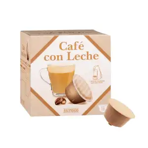 Café con leche en cápsula Hacendado Caja 0.152 kg