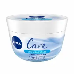 Crema hidratante para cara y cuerpo Care Nivea 400 ml.