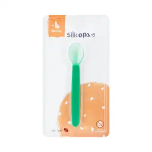 Cuchara bebé de silicona +4 meses Deliplus Paquete 1 ud