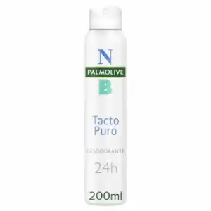 Desodorante en spray tacto puro 24h anti manchas blancas NB Palmolive 200 ml.