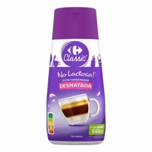 Leche Condensada Sin Lactosa Carrefour 450 gr.