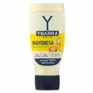 Mayonesa Ybarra sin gluten y sin lactosa envase 400 ml.