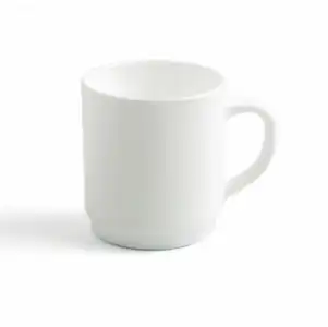 Mug de Vidrio Templado ARCOPAL Zelie 29 cl - Blanco