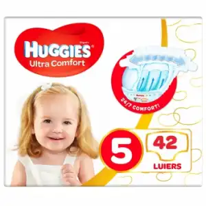 Pañales Huggies Ultra Comfort T5 (11-25 kg) 42 ud.