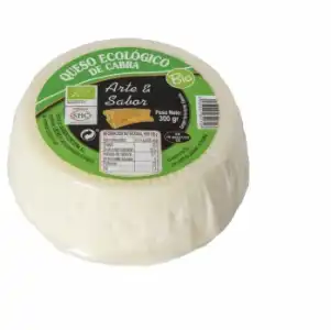 Queso de cabra tierno ecológico Arte y Sabor 300 g