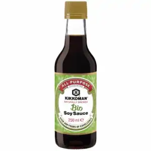 Salsa de soja ecológica Kikkoman botella 250 ml.