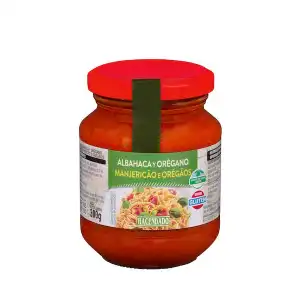 Salsa de tomate, albahaca y orégano Hacendado Tarro 0.3 kg