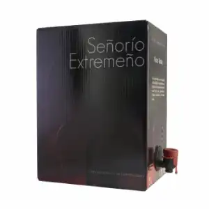 Vino tinto joven tempranillo Señorío Extremeño Vendimia Seleccionada V.T. Extremadura grifo 5 l.