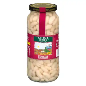 Alubia cocida blanca Hacendado Tarro 0.57 kg