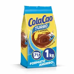 Cacao soluble instantáneo Cola Cao Turbo 1 kg.