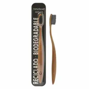 Cepillo de dientes reciclado y biodegradable Naturbrush 1 ud.