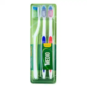 Cepillo dental Medio Deliplus Paquete 1 ud