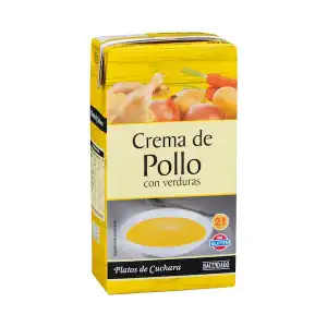 Crema de pollo Hacendado con verduras Brick 500 ml