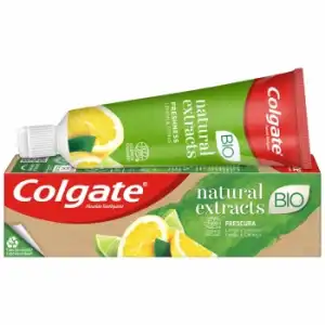 Dentífrico frescura de limón ecológico Natural Extracts Colgate 75 ml.