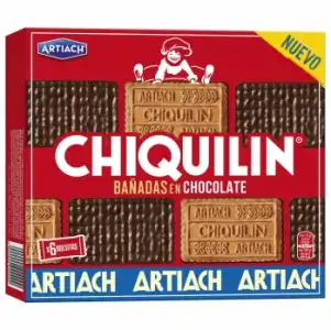 Galleta Chiquilin bañada en chocolate Artiach 200 gr.