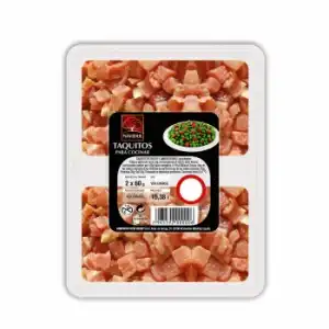 Jamón curado en taquitos Navidul pack de 2 unidades de 60 g.