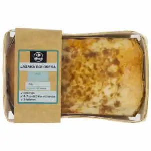 Lasaña boloñesa gratinada 700 g